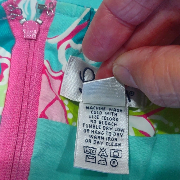 Lilly Pulitzer RARE vintage print halter style dress size 2 - Picture 15 of 16